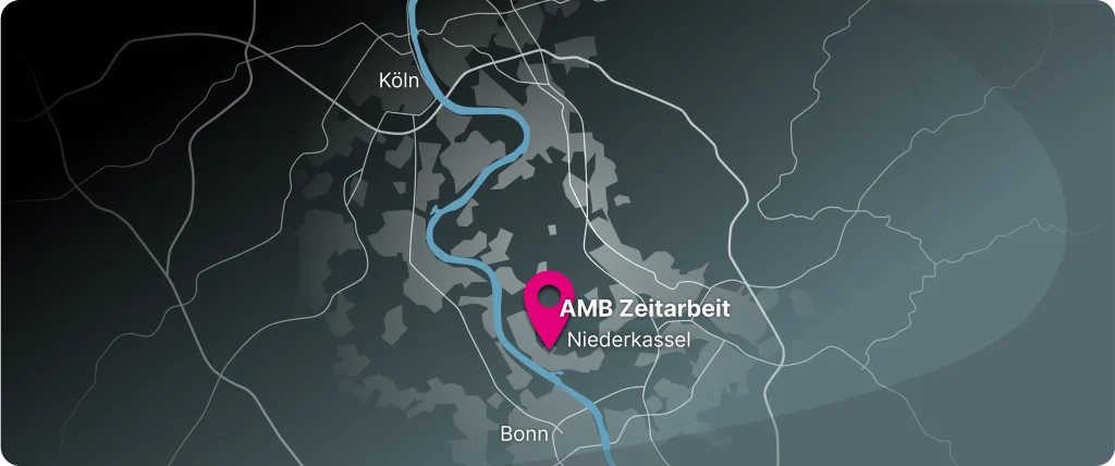 Dein Personaldienstleister in der Region Köln/ Bonn - AMB Zeitarbeit.
